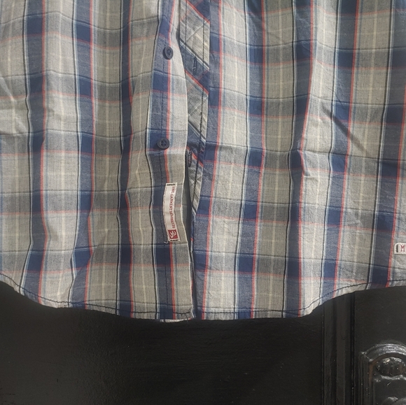 Micros Button down shirt Short Sleeve Men's - Picture 2 of 15